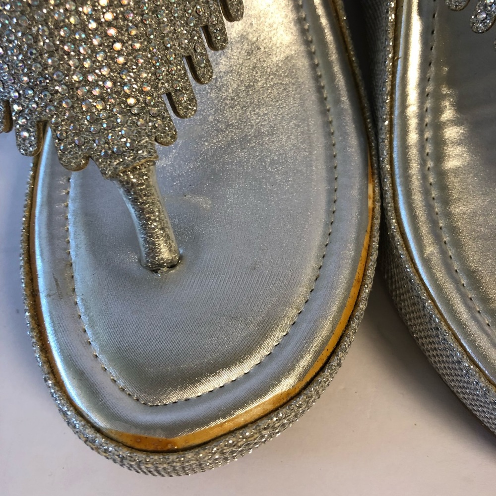 Bling Wedge Sandals - Picture 7 of 8